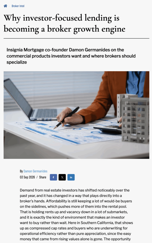 investor-focused lending, Why Investor-Focused Lending Is Becoming a Growth Engine in Today’s Real Estate Market